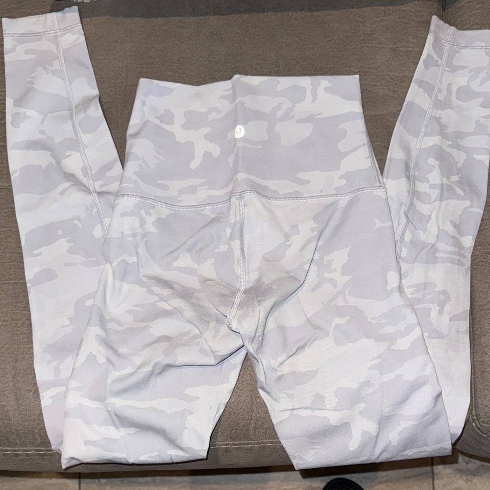 Lululemon Gray Camo Leggings
